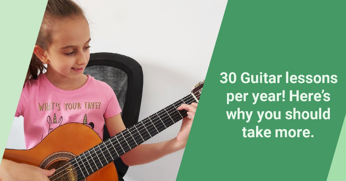 30 guitar lessons per year