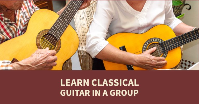 Group guitar classes in Dubai