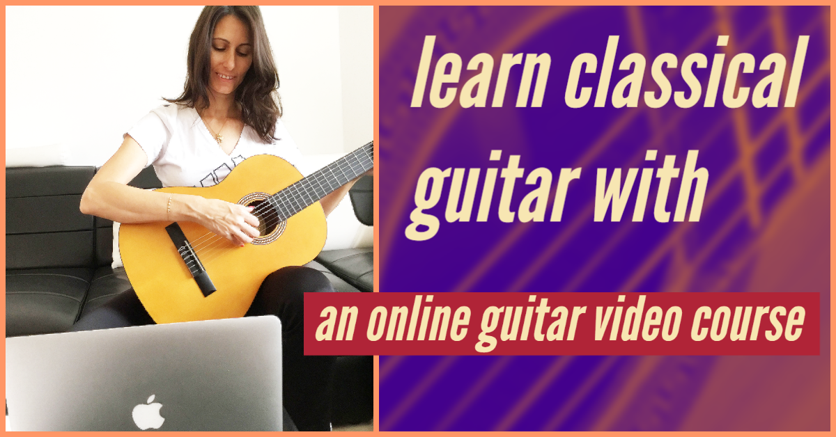 learn classical guitar with an online guitar video course?